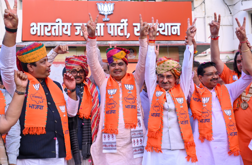 రాజస్థాన్ పట్టణ స్థానిక సంస్థల ఎన్నికల్లో ఆధిక్యంలో బీజేపీ