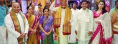 శ్రీవారికి పట్టువస్త్రాలు సమర్పించిన చంద్రబాబు