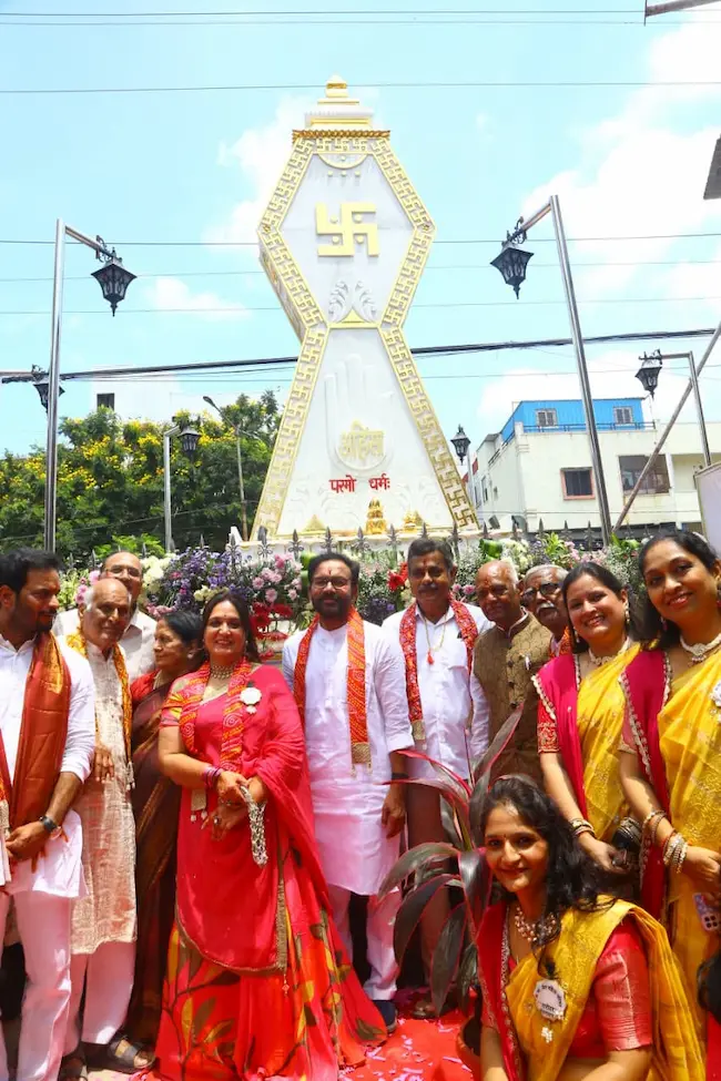 హైదరాబాద్‌లో ‘అహింసా స్థూపం’ ఆవిష్కరించిన కిషన్ రెడ్డి