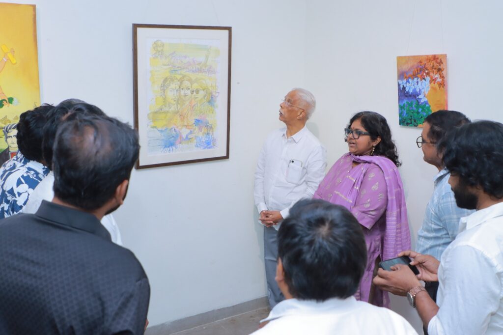 సంస్కార భారతి తెలంగాణ ఆధ్వర్యంలో వందేమాతరం “ఆర్ట్ ఎగ్జిబిషన్”