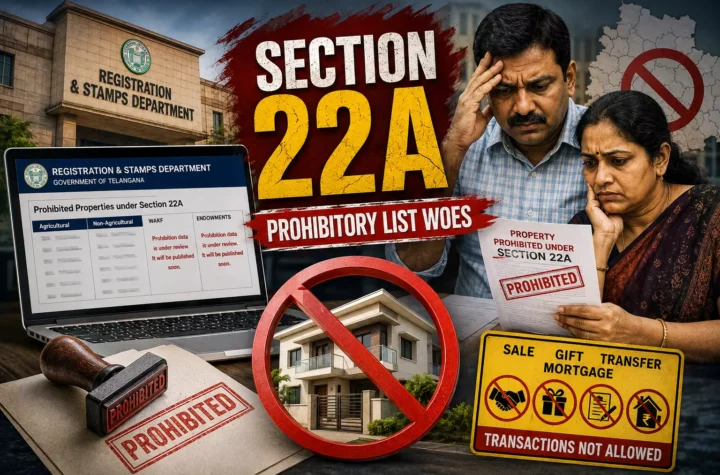 22 ఏ భూముల సమస్యల పరిష్కారానికి హైలెవల్ కమిటీ
