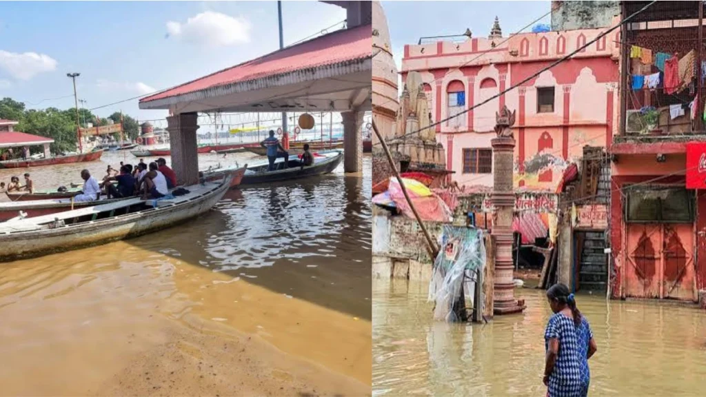 వార‌ణాసిలో ఉధృతంగా గంగా ..మొత్తం  84 ఘాట్లు మూసివేత