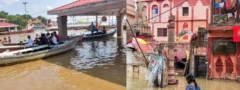 వార‌ణాసిలో ఉధృతంగా గంగా ..మొత్తం  84 ఘాట్లు మూసివేత